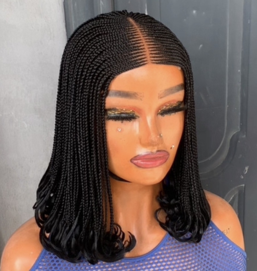 Medium cornrow braids